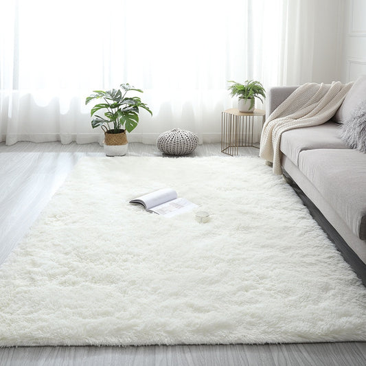 Tapis Shaggy Blanc