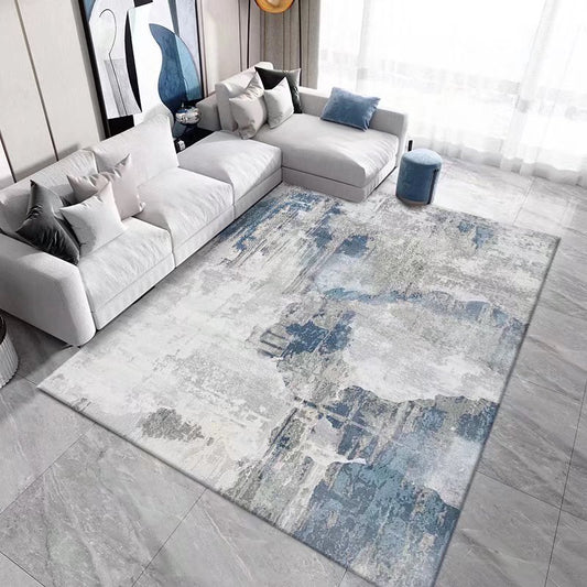 Tapis Scandinave Bleu