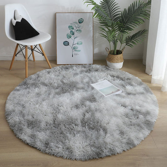 Tapis Rond Gris